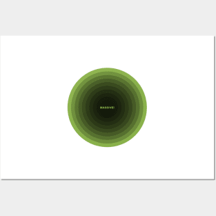 Greenery Concentric Circles - Massive! Posters and Art